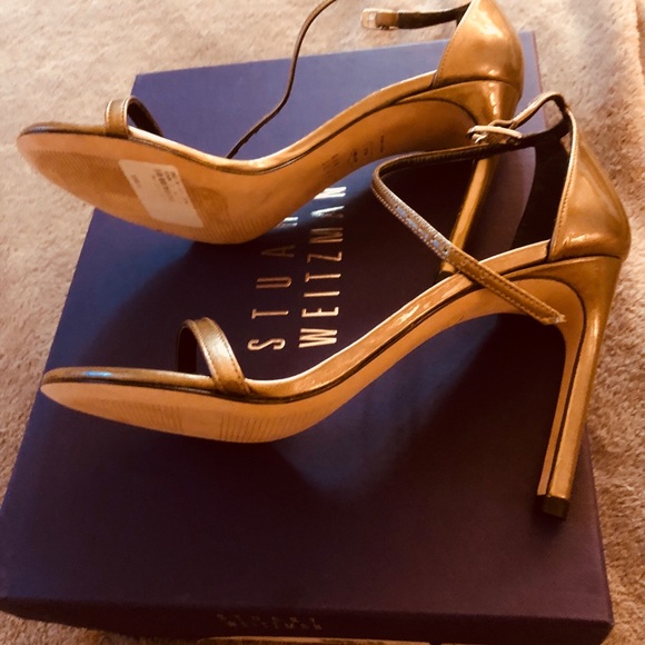 NWT Stuart Weizmann nudistrong sandals size 6 - Picture 5 of 5